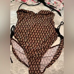 Floral Free People One Piece Swimsuit